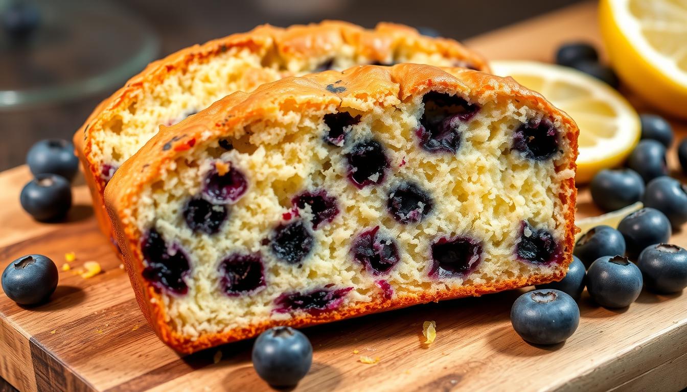 Lemon blueberry bread