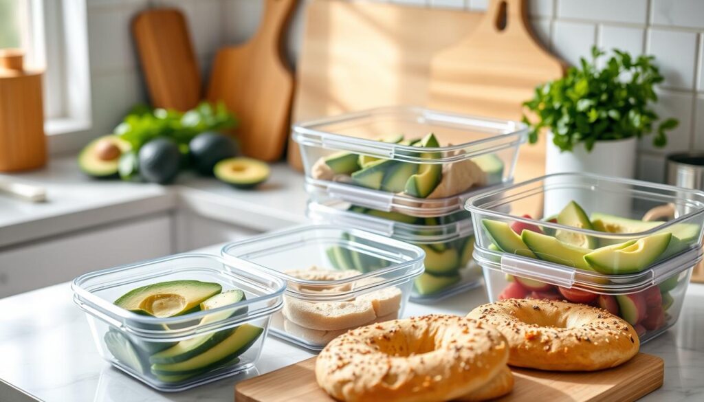 Meal Prep Avocado Bagel Storage Tips