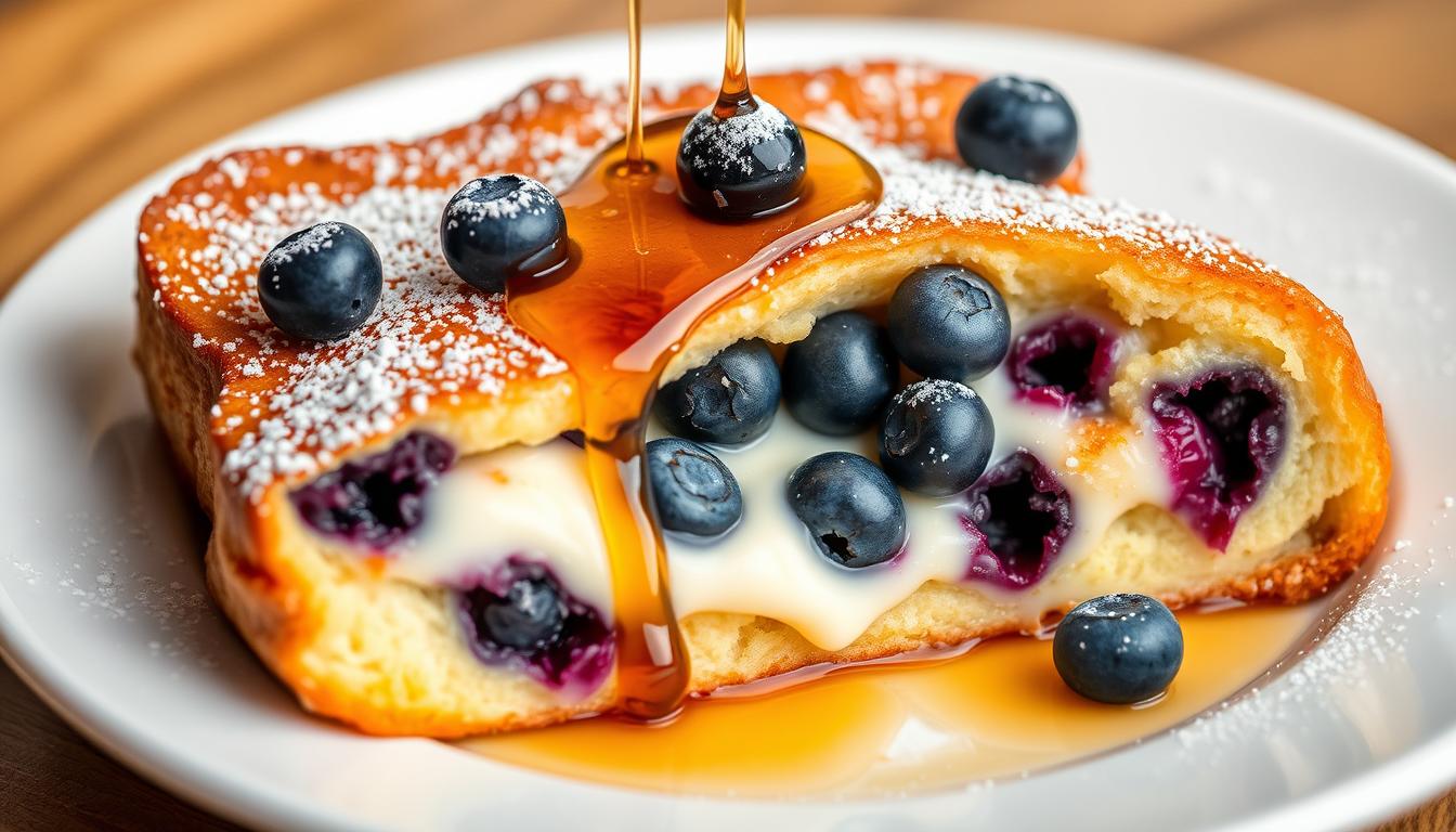 Blueberry cheesecake french toast