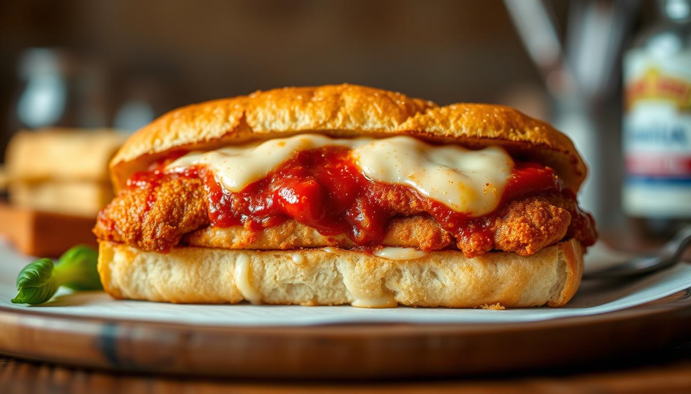 Chicken parm sandwich