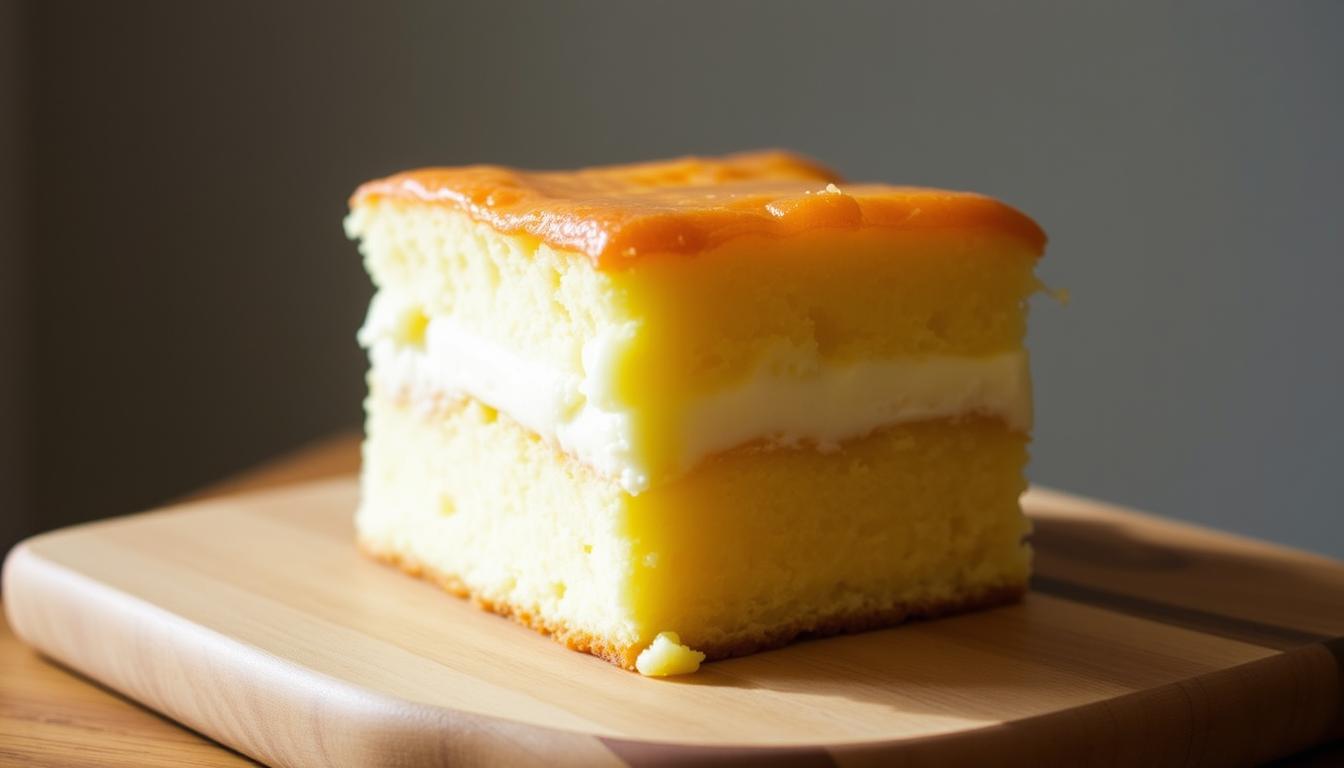 Lemon cream cheese dump cake
