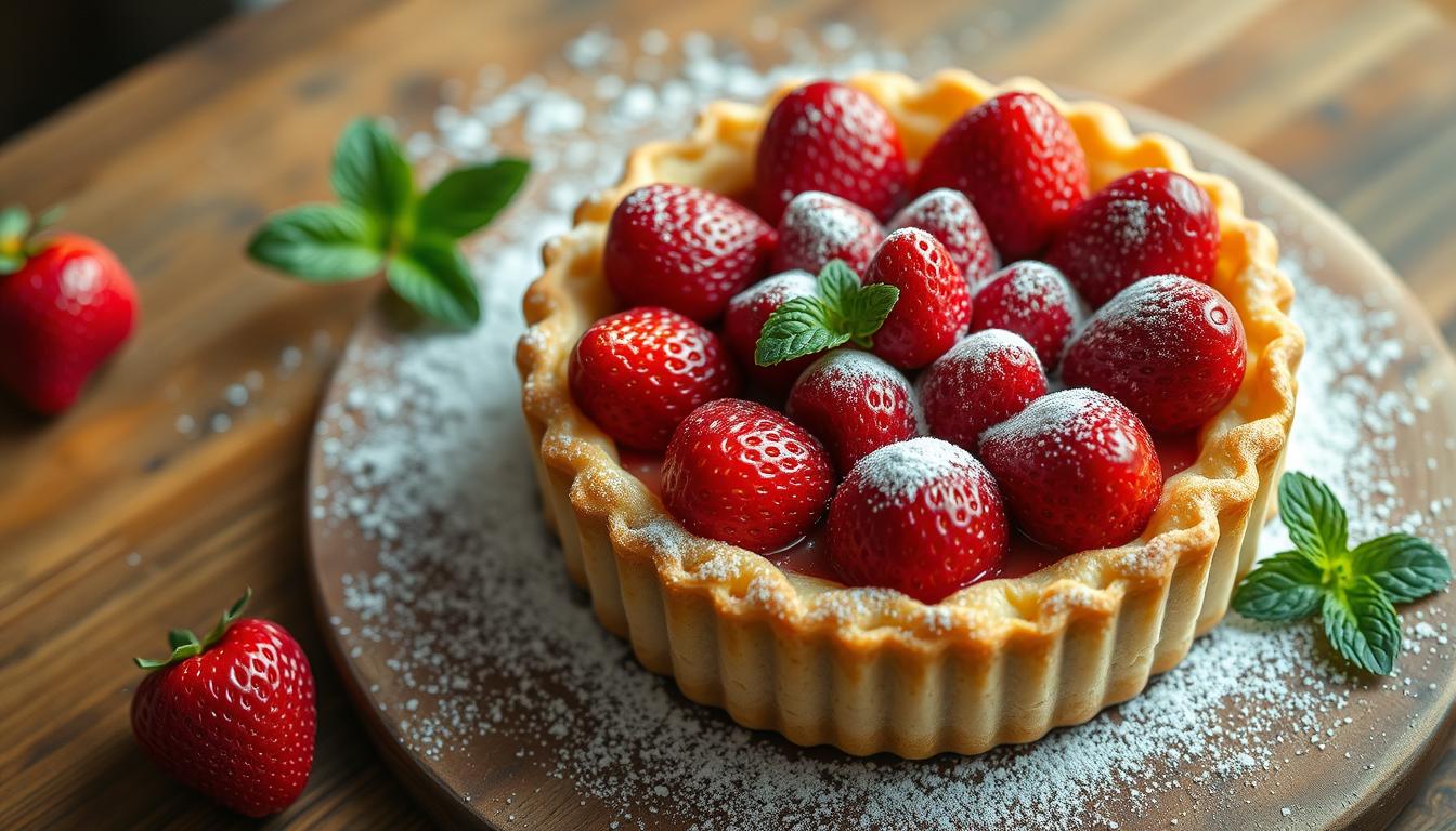 Strawberry tart