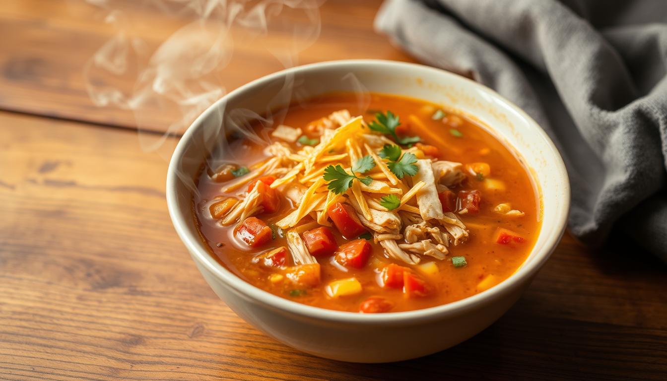 Chicken enchilada soup