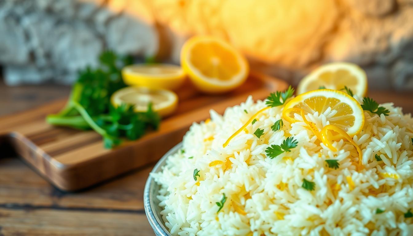 Greek lemon rice
