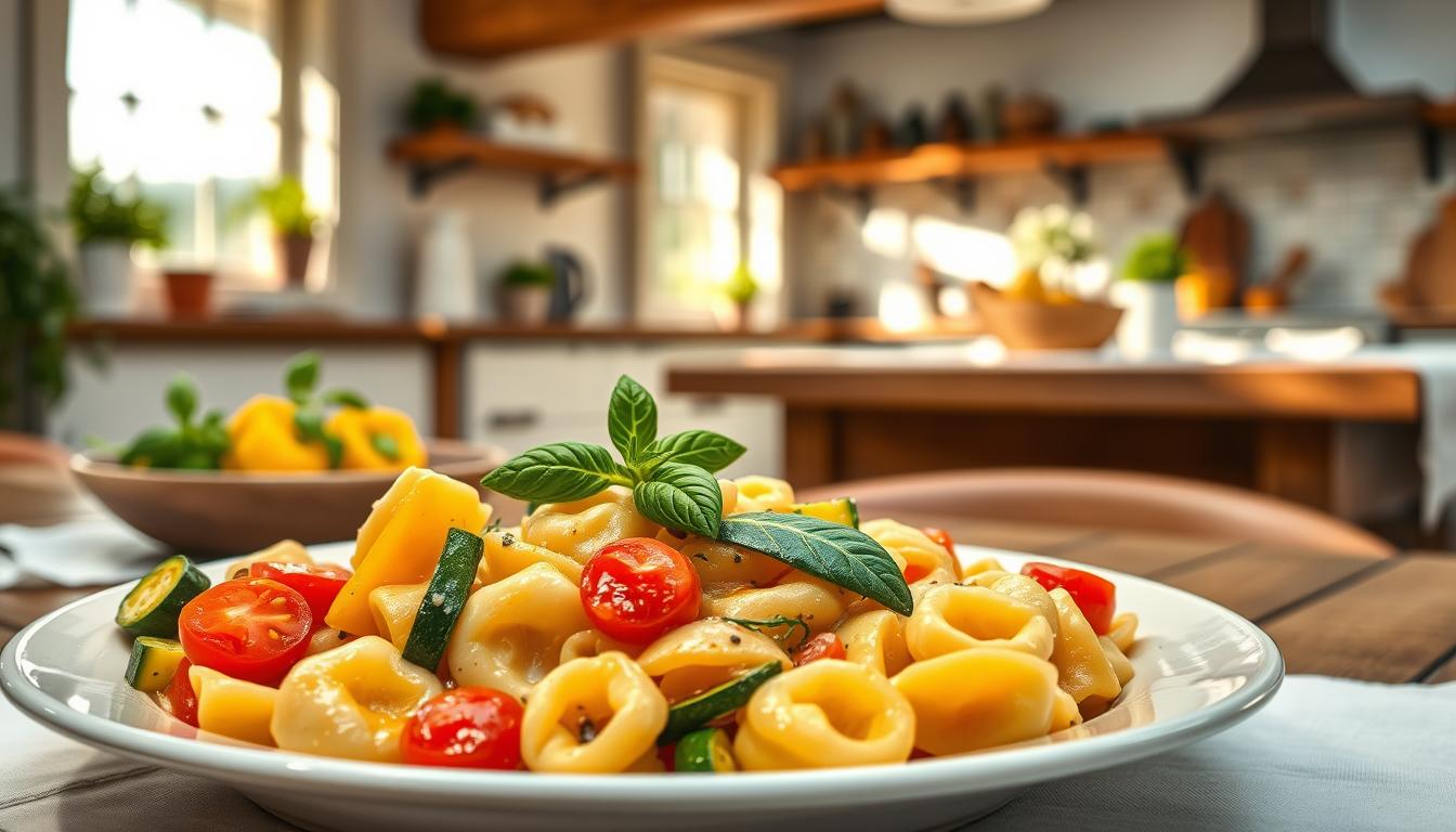 Tortellini with Summer Veggies